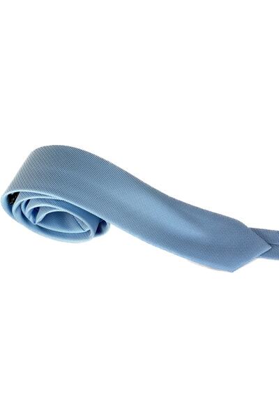 veramente Erkek Açık Mavi Armürlü Kravat