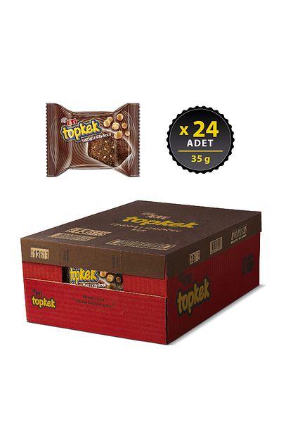 Eti 35g X 24 Pieces Topkek Hazelnut Cocoa