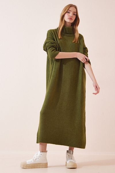 Happiness İstanbul Kleid - Khaki - Basic