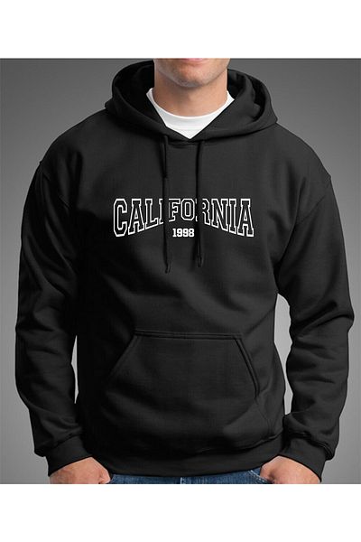 venüsdijital Φούτερ California Printed Relaxed Cut