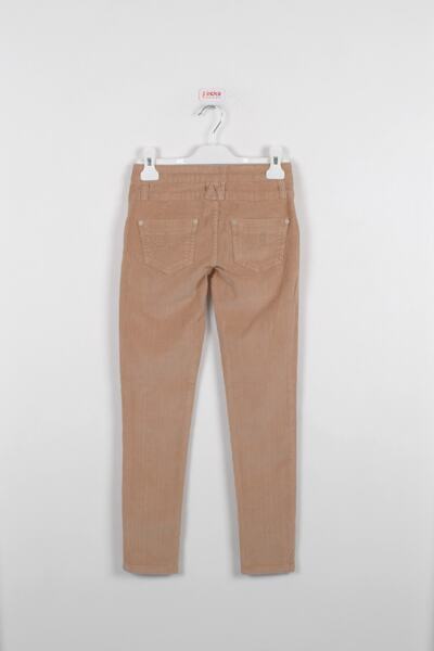 incity Κοριτσίστικο παντελόνι Camel Velvet με στενό πόδι