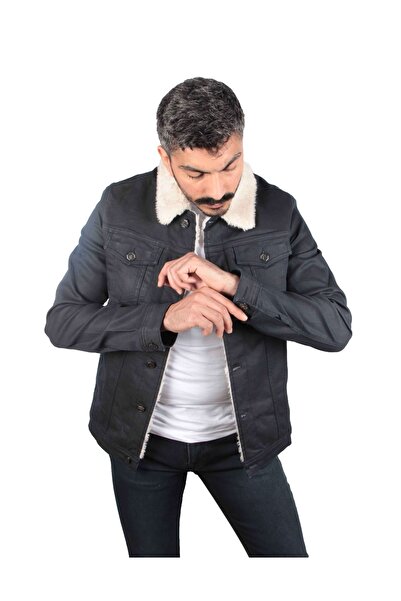 TOM FREE DENIM GİYİM Içi Kürklü Kışlık Erkek Kot Ceket