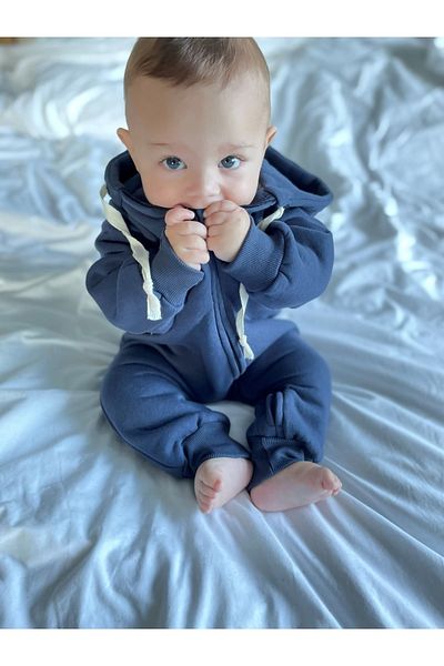 Alingo Children's Unisex 3 Thread Hooded Jumpsuit