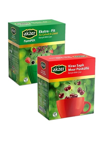 Akzer Formmix Ekstra Fit Ve Kiraz Saplı Mısır Püsküllü