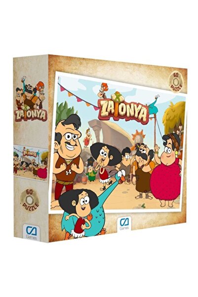 CA Games Zatonya Lisanslı 60 Parça 34x24cm Çocuk Puzzle Yapboz Serisi