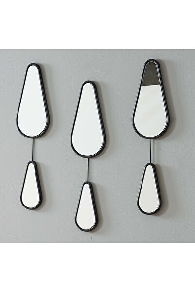 SCMİRROR Damla Ayna 3 Lü Dekor Ayna