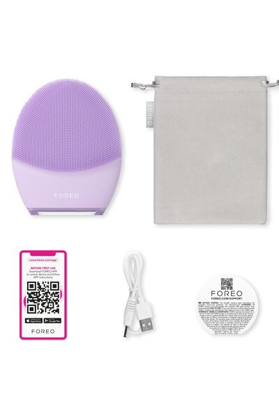FOREO Luna™ 4 Hassas Ciltler Için Akıllı Yüz Temizleme Ve Sıkılaştırıcı Masaj Cihazı