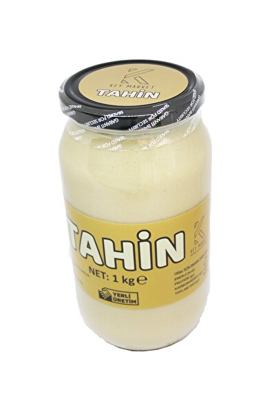 KEY Market Laçoko 1 kg Natural Tahini - Vegan Sesame - Without Sugar and Additives