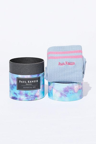 Paul Kenzie Motley Socks Unisex Embroidered Long Tennis Socks - Rainbow 3