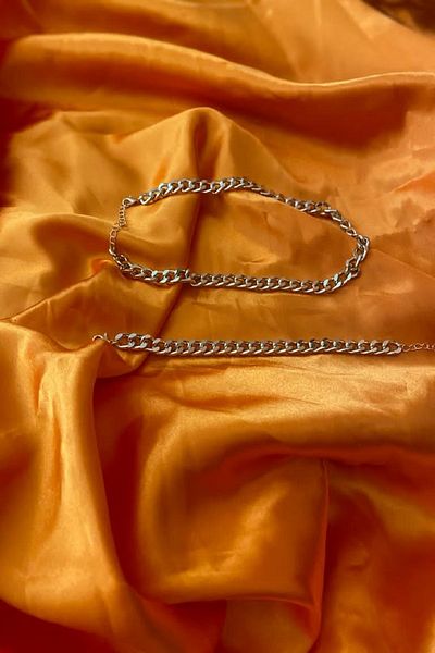 Bourgogne2021 Chain Necklace Bracelet Set