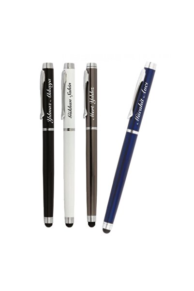 PİGADO Isme Kişiye Özel Kapaklı Roller Kalem Dokunmatik Öğretmenler Günü