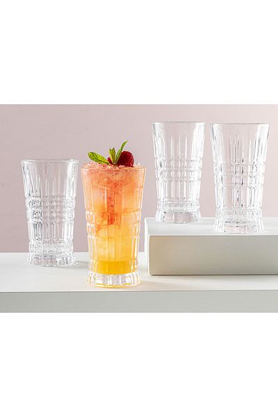 English Home Uni Glass 4-Piece Soft Drink Glass 290 ml