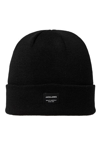 Jack & Jones Мъжка барета Jacdna 63512092815 Черна