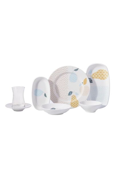 KORKMAZ A8718 Natural Coll.26 Piece Breakfast Set