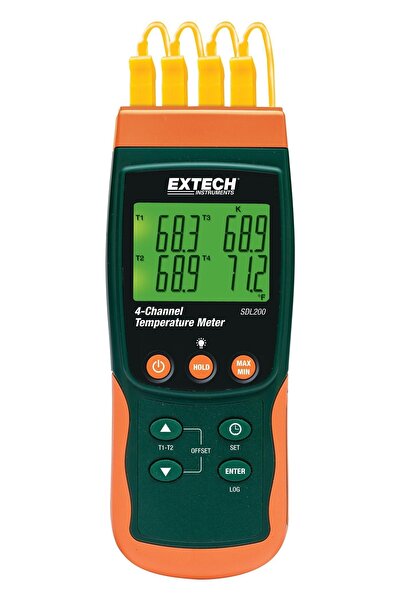 Extech Дигитален LCD термометър от -199.99 до 850 ° C