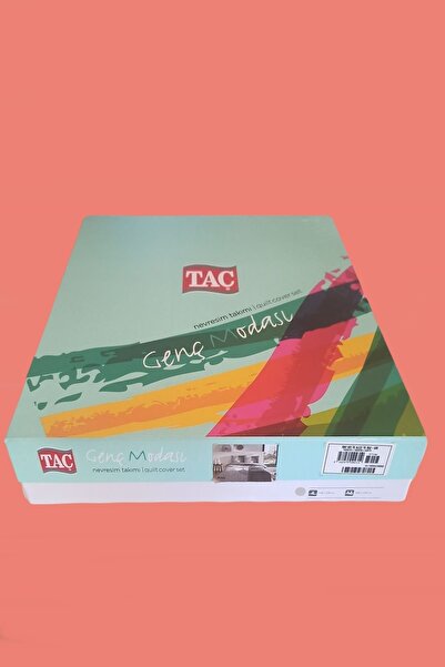 Taç Alex New Season Ranforce Single Duvet Cover Set Gray (2023)