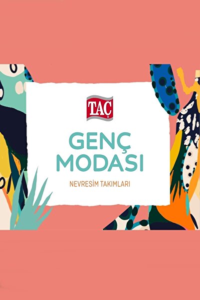 Taç Alex New Season Ranforce Single Duvet Cover Set Gray (2023)