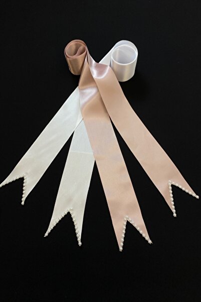 ZEYMERADE مسحوق أبيض بسيط لؤلؤة العروس العريس مجوهرات الشريط، حزام المجوهرات