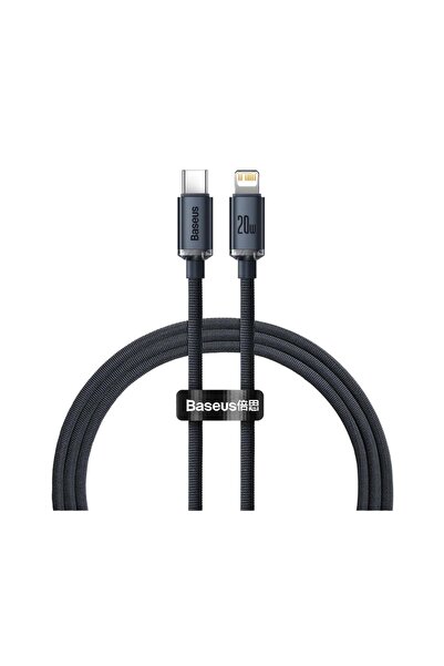 Baseus Crystal Shine 20w Type-c To Lightning Kablo 1.2m-siyah