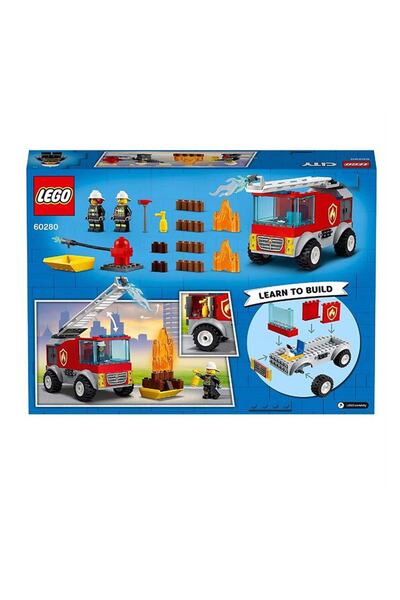 Lego City شاحنة إطفاء سلم 60280