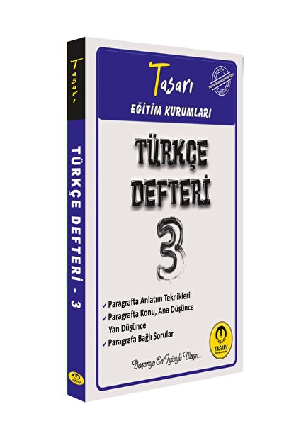 tasarı eğitim yayınları Dgs Türkçe Defteri 3 Soru Bankası