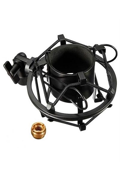 Lastvoice Shm-01 Pro Black Metal Shock Mount Professional