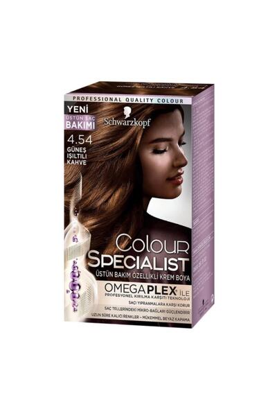 Schwarzkopf Colour Specialist Saç Boyası 4-54 Güneş Işıltılı Kahve 150 Ml