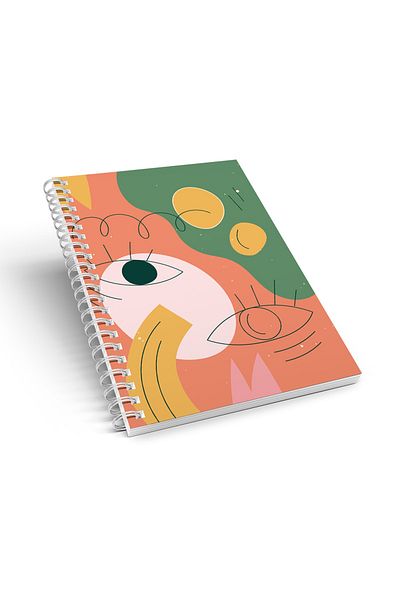 CoNotes A5 Spiral Checked Notebook (15X21CM)