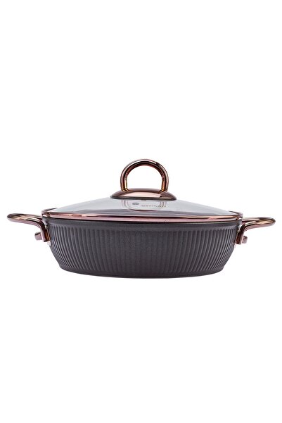 Emsan Line 7 Parça Granit Tencere Seti Yeni Siyah Rose