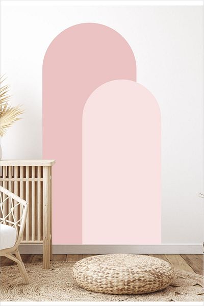 Grafikup Autocolant de perete oval boem din 2 piese