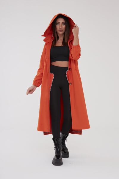 SahraAfra Şila Trençkot Oversize