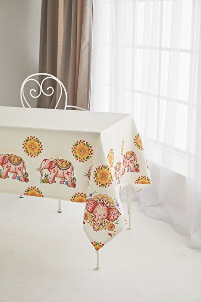 AYSHOME Ays Home Elephant Pattern Dining Table Cloth