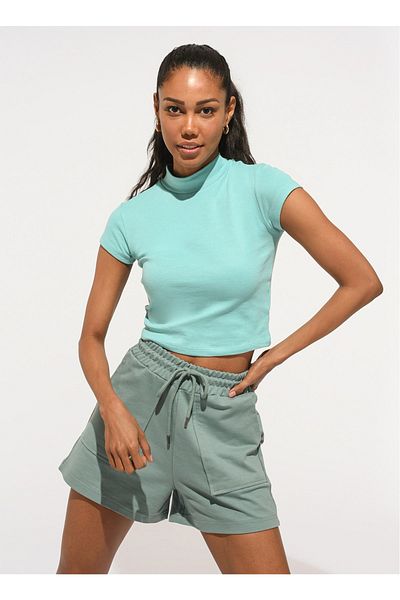 People By Fabrika Blue Women's T-shirt Pfkss22ts0001