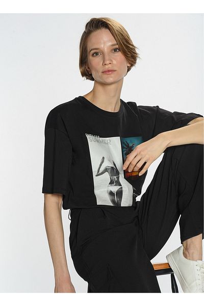People By Fabrika T-shirt, S, Black