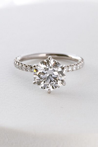 Crystal Diamond Zirconia 1.49 Karat Tektaş Yüzük