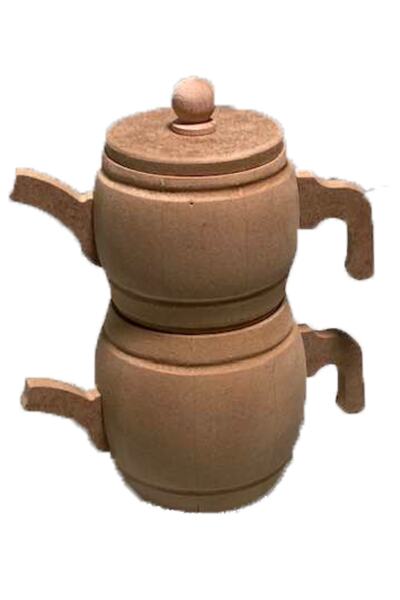 Hedef Ahşap Ahşap Oyuncak Çaydanlık