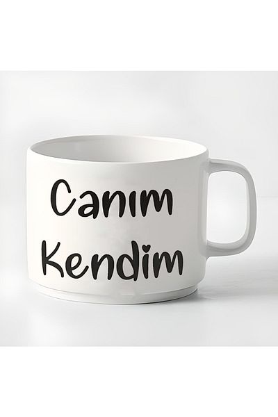 RHG Art Double Turkish Coffee Cup & Espresso Canım Kendim 180 Ml