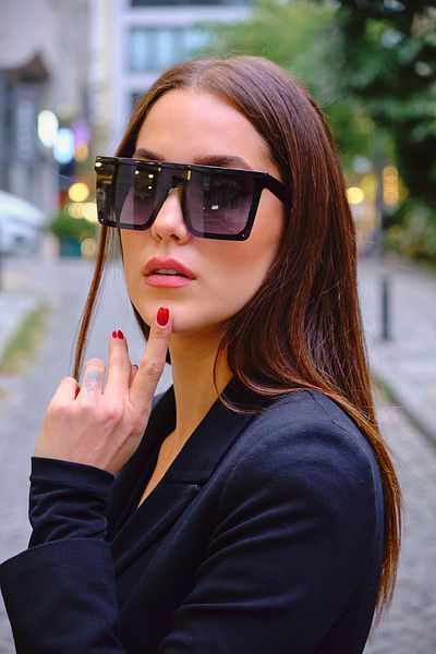 Monvago Mv 1021 Block Glass Women's Sunglasses