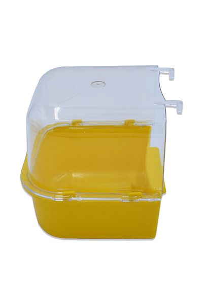 Hedicaret Bird Bath Yellow Luxury Bathtub Budgie Canary