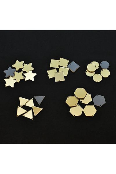 Aker Hediyelik Διάφορα Σχέδια Πυρήνας Ακρυλικό Υλικό 3cm 25 με Τρύπα Πίσω Αυτοκόλλητη