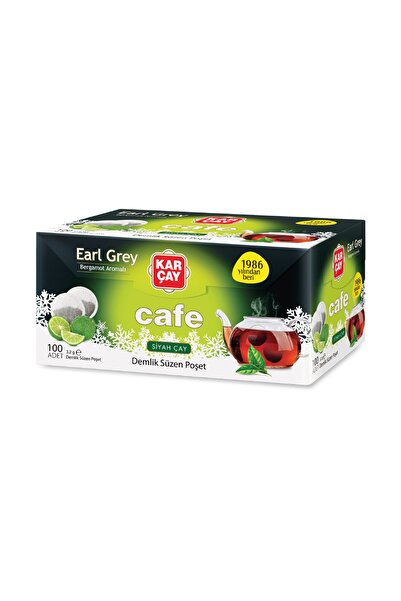 Karçay Cafe Earl Grey Demlik Poşet Çay 320Gr (100 Adet x 3.2Gr)
