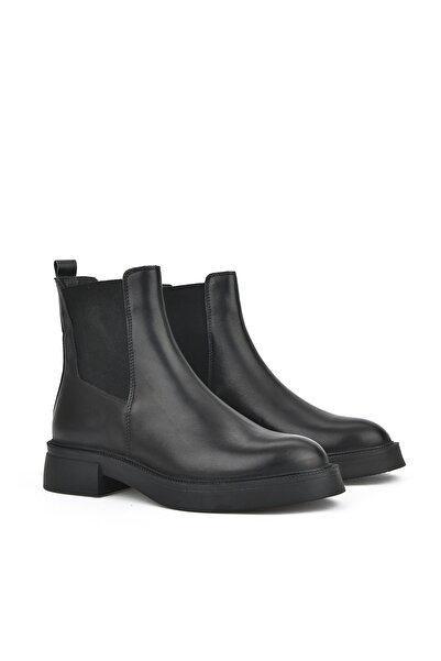 Ziya , Kadın Hakiki Deri Bot 133359z353 Siyah