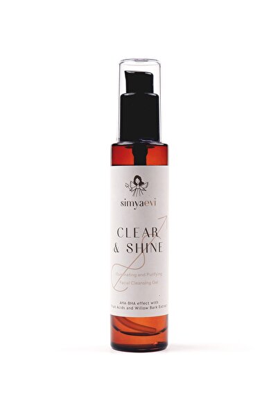 Simya Evi Clear & Shine Aha Bha Arındırıcı Ve Canlandırıcı Yüz Yıkama Jeli