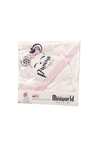 Miniworld Princess Towel with Bow for Girl - Eraser Design