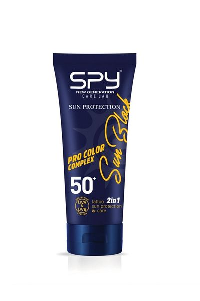 SPY Care Lab Sun Block Protection 50+ SPF After Care Sunscreen Tattoo and Skin Care Cream 50ml