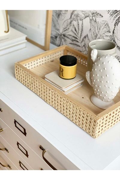 RATTAN CONCEPT Hazeran Decorative Box, Jewelry Box, Rattan Box