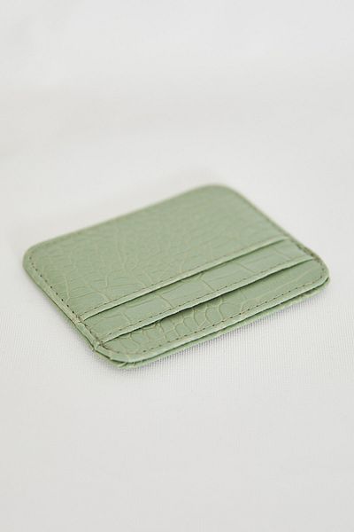 ALTUDA Women's Faux Leather Croco Card Holder