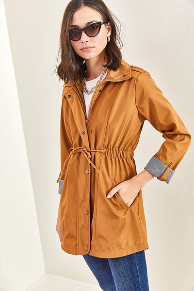 Bianco Lucci Trenchcoat - Braun - Zweireihig