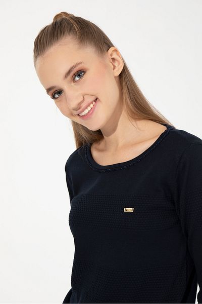 U.S. Polo Assn. Pulover de damă bleumarin