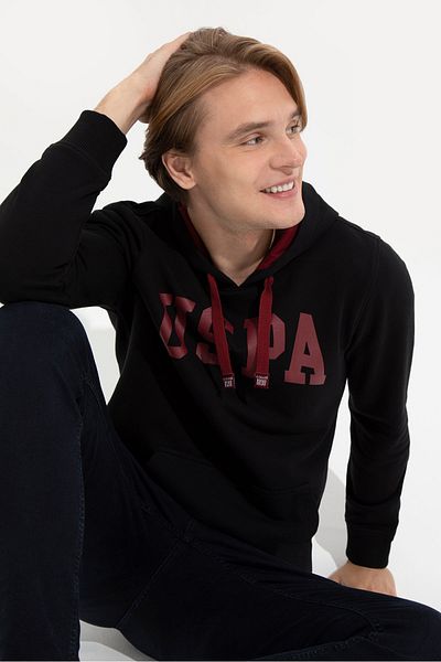 U.S. Polo Assn. Black Men's Sweatshirt